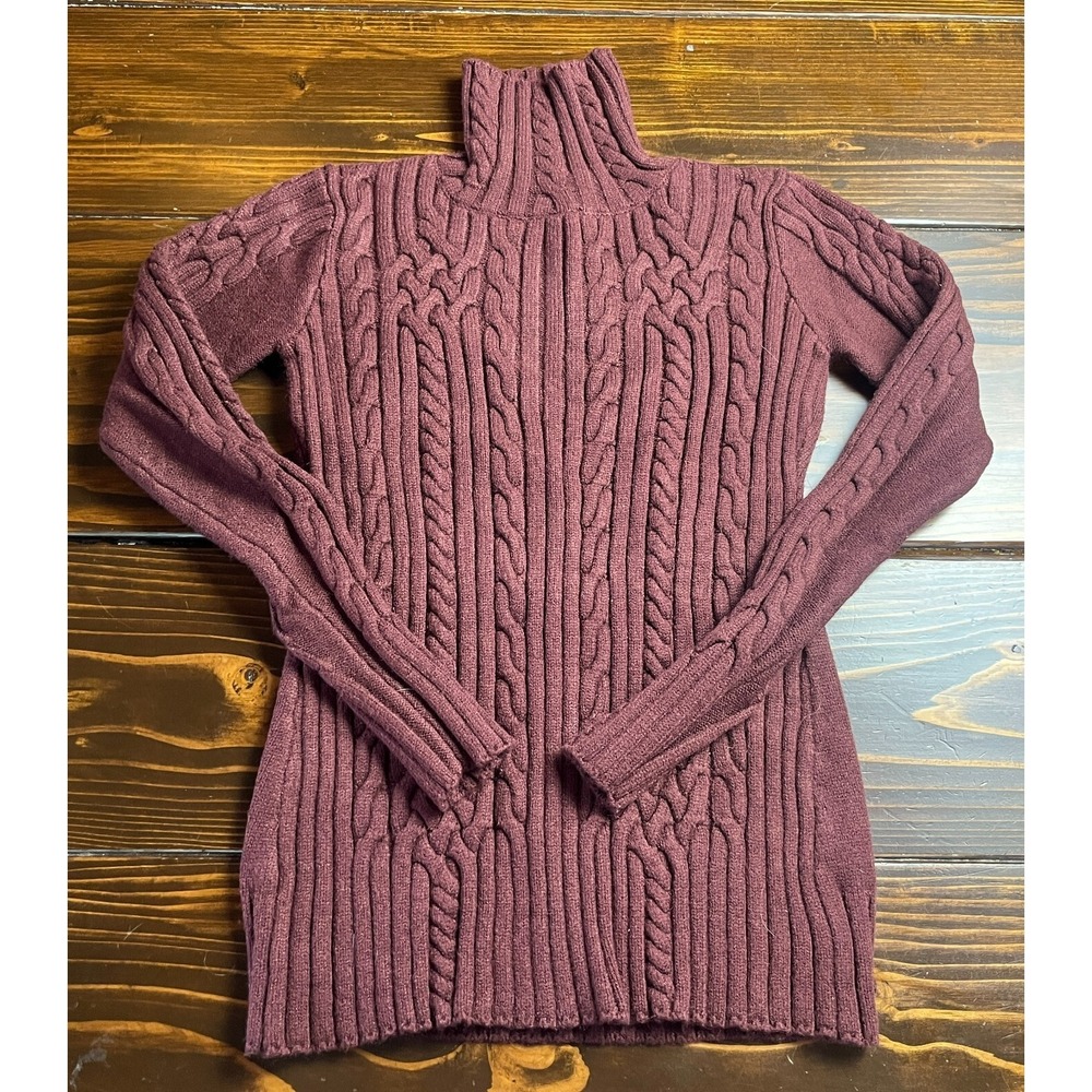 Rocorose Sweater, Women's Size Small, Brown, Turtleneck, Pullover, Pullover